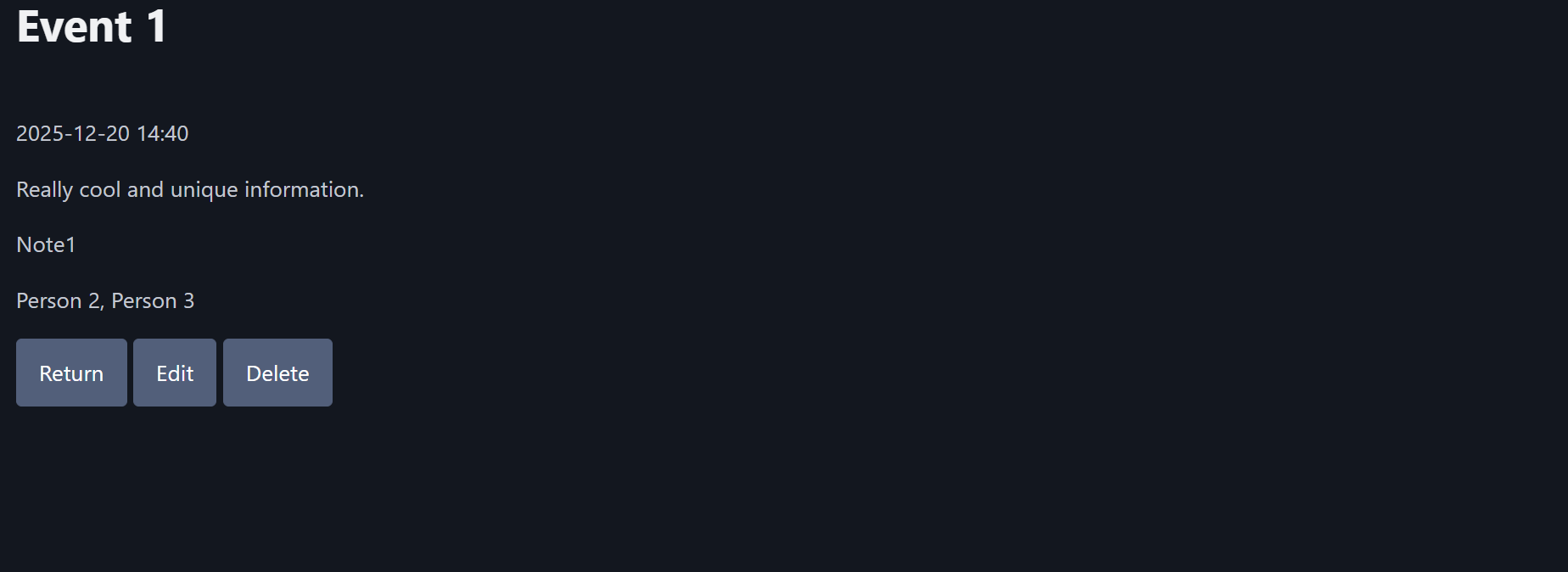 SCREENSHOT OF AN INFO PAGE FOR AN EVENT