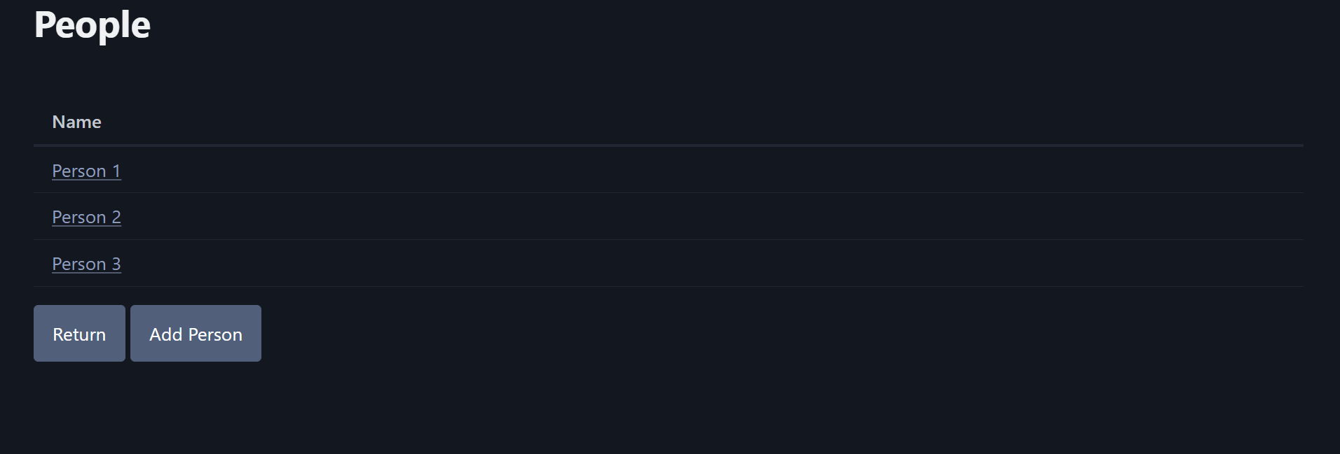 SCREENSHOT OF A LIST OF PEOPLE